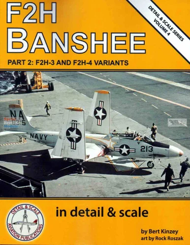 DAS2192 Detail & Scale Books - F2H Banshee Part 2: F2H-3 and F2H-4 Variants