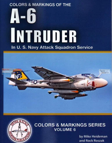 DAS9679 Detail & Scale Books - Colors & Markings of the A-6 Intruder in US Navy Attack Squadron Service