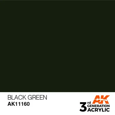 3G 160 - Black Green - AK11160