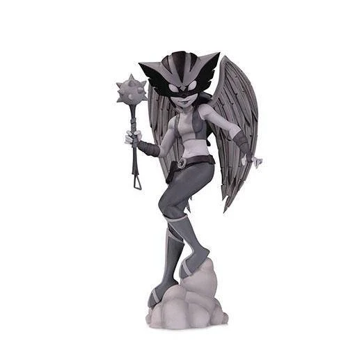 DC Artists' Alley Black & White Hawkgirl by Chrissie Zullo PVC Figure - DC Direct