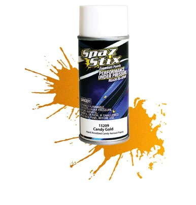 Spaz Stix 15209 Candy Gold Aerosol Paint 3.5oz
