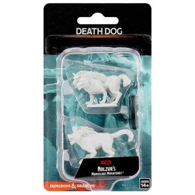 Wizkids 90023 Dungeons & Dragons Nolzur's Marvelous Unpainted Miniatures: Death Dog