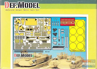 DEFDE35015 1:35 DEF Model US M1A2 Abrams SEP Basic PE Detail Up Set (ACA kit)