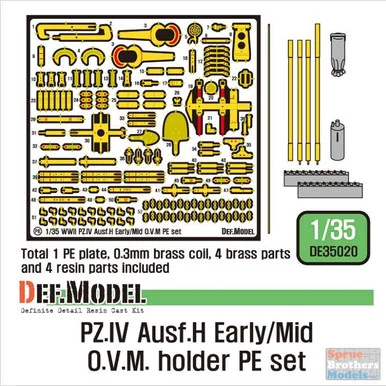 DEFDE35020 1:35 DEF Model Panzer.IV Ausf.H O.V.M. Holder PE Set