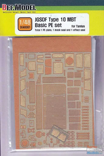 DEFDE48001 1:48 DEF Model JGSDF Type 10 MBT Basic PE Set (TAM kit)