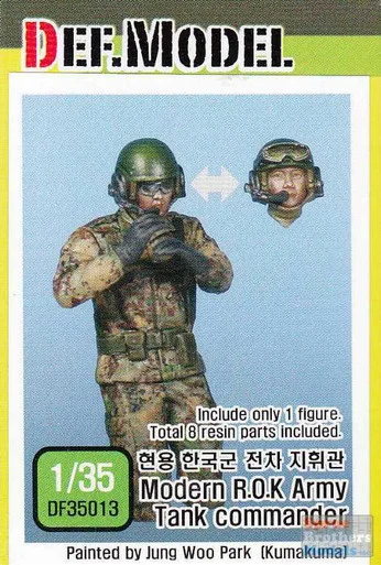 DEFDF35013 1:35 DEF Model Figure Set - Modern ROK Army Tank Commander