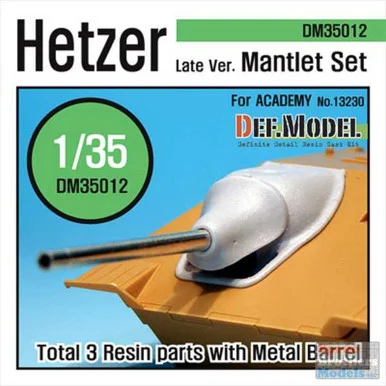DEFDM35012 1:35 DEF Model Hetzer Late Mantlet Set (ACA kit)