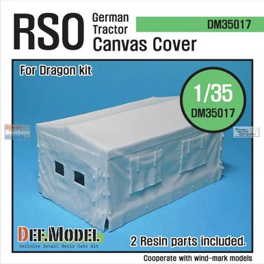 DEFDM35017 1:35 DEF Model RSO Canvas Cover (DRA kit)