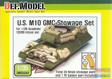 DEFDM35042 1:35 DEF Model US GMC M10 Wolverine Stowage Set (ACA kit)