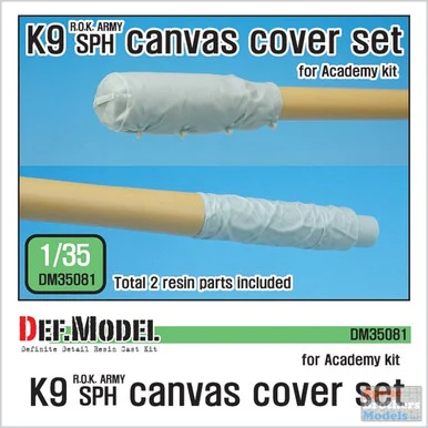 DEFM35081 1:35 DEF Model ROK Army K9 SPH Canvas Cover Set (ACA kit)
