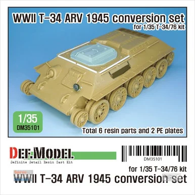 DEFDM35101 1:35 DEF Model WW2 T-34 ARV 1945 Conversion Set