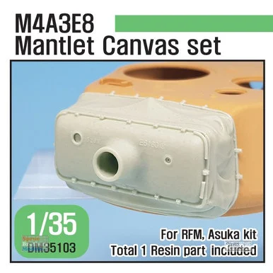DEFDM35103 1:35 DEF Model M4A3E8 Sherman Canvas Set (RFM/ASU kit)