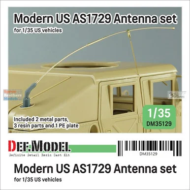 DEFDM35129 1:35 DEF Model Modern US AS1729 Antenna Set