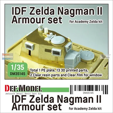 DEFDM35145 1:35 DEF Model IDF Zelda Nagman II Armour Set (ACA kit)