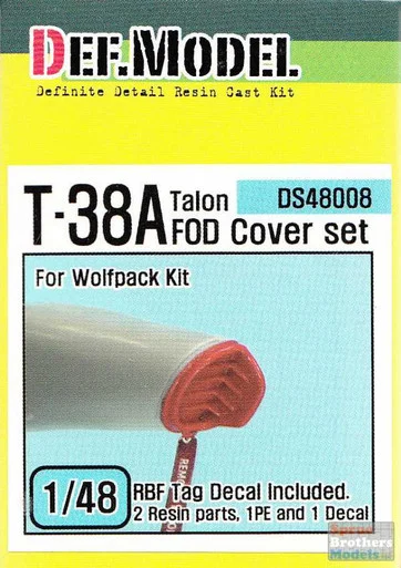 DEFDS48008 1:48 DEF Model T-38A Talon FOD Cover Set (WPD kit)
