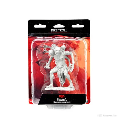 Wizkids 90257 Dungeons & Dragons Nolzur`s Marvelous Unpainted Miniatures: Dire Troll