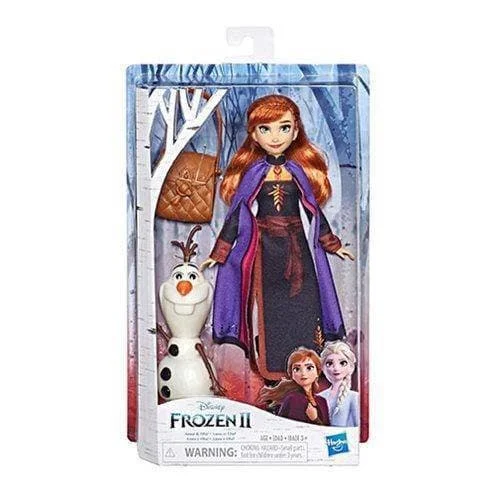 Disney Frozen 2 Anna Doll with Buildable Olaf Figure - Hasbro