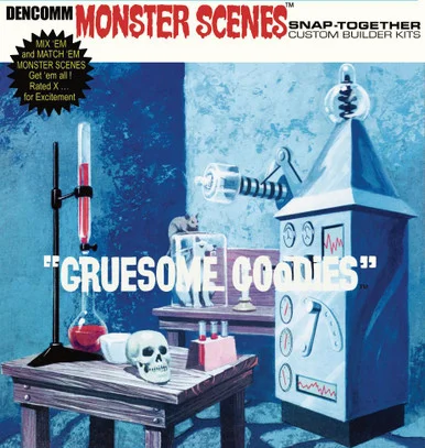 1/13 Dencomm Monster Scenes Gruesome Goodies Plastic Model Kit