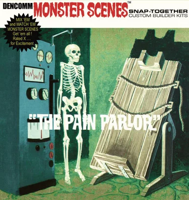 1/13 Dencomm Monster Scenes The Pain Parlor Plastic Model Kit