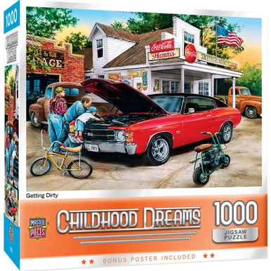 MasterPieces 71812 Childhood Dreams, Getting Dirty 1000 Piece Jigsaw Puzzle - Masterpiece Puzzles