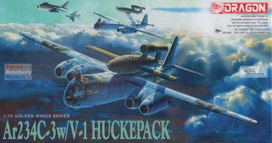 DML5011 1:72 Dragon Arado Ar234C-3 with V-1 Huckepack