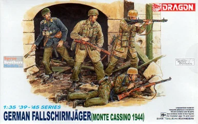 DML6005 1:35 Dragon German Fallschirmjager Monte Cassino 1944 Figure Set