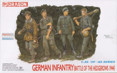 DML6025 1:35 Dragon German Infantry Battle of the Hedgerows 1944 Figure Set