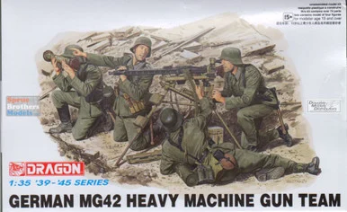 DML6064 1:35 Dragon German MG42 Heavy Machine Gun Team Figure Set