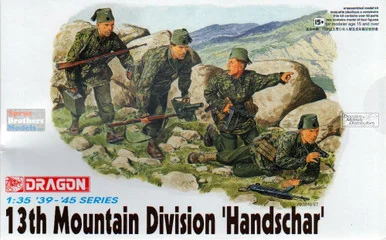DML6067 1:35 Dragon 13th Mountain Division Handschar Figure Set