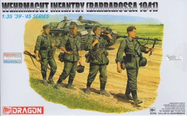 DML6105 1:35 Dragon Wehrmacht Infantry Barbarossa 1941 Figure Set