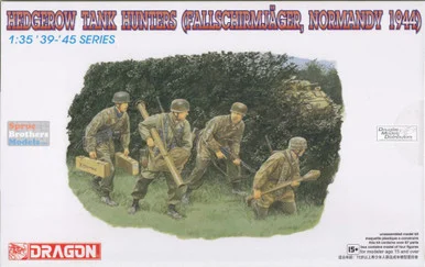 DML6127 1:35 Dragon Hedgerow Tank Hunters Fallschirmjager Normandy 1944 Figure Set