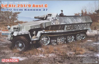 DML6225 1:35 Dragon Sd.Kfz.251/9 Ausf.C mit 7.5cm Kanone 37