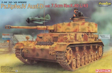 DML6330 1:35 Dragon Panzer Pz.Kfpw.IV Ausf.D Up-Gunned