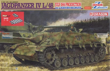 DML6369 1:35 Dragon Jagdpanzer IV L/48 July 1944 Production with Zimmerit