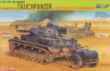 DML6402 1:35 Dragon Pz.Kpfw Panzer IV Ausf.E Tauchpanzer with Betriebsstoffanhanger
