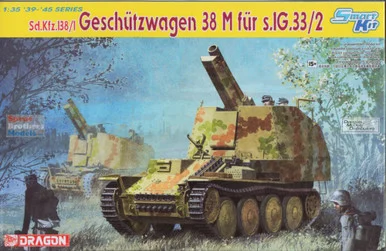 DML6429 1:35 Dragon Sd.Kfz.138/1 Geschutzwagen 38 M fur sIG 33/2 ~ Smart Kit