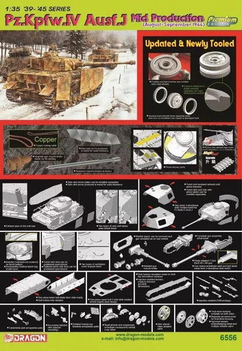 1/35 Dragon Pz.Kpfw.lV Ausf.J MID PRODUCTION