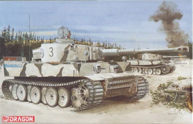 DML6600 1:35 Dragon Tiger I Initial s.Pz.Abt.502 Leningrad Region 1942/3 ~ Smart Kit