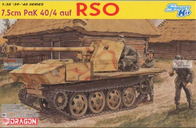 DML6640 1:35 Dragon 7.5cm PaK 40/4 auf RSO ~ Smart Kit