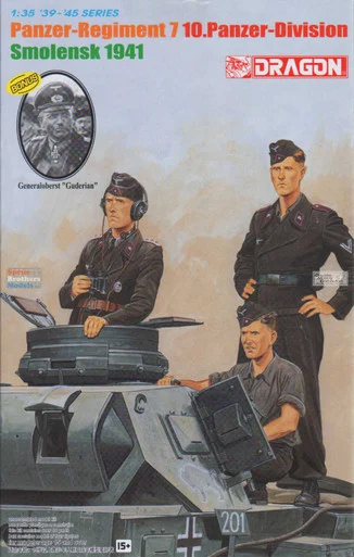 DML6655 1:35 Dragon Pz-Reg. 7, 10.Panzer-Div, Smolensk 1941 Figure Set