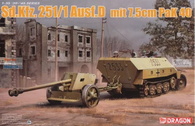 DML6664 1:35 Dragon Sd.Kfz.251/1 Ausf.D mit 7.5cm PaK 40