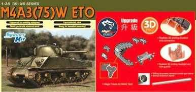 1/35 Dragon M4A3 Sherman 75(W) ETO Plastic Model Kit
