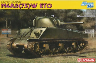 DML6698 1:35 Dragon M4A3 75(W) Sherman ETO ~ Smart Kit