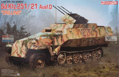 DML6862 1:35 Dragon Sd.Kfz.251/21 Ausf.D Drilling
