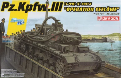 DML6877 1:35 Dragon Pz.Kpfw.III Panzer III 3.7cm (T) Ausf.F 'Operation Seelowe'