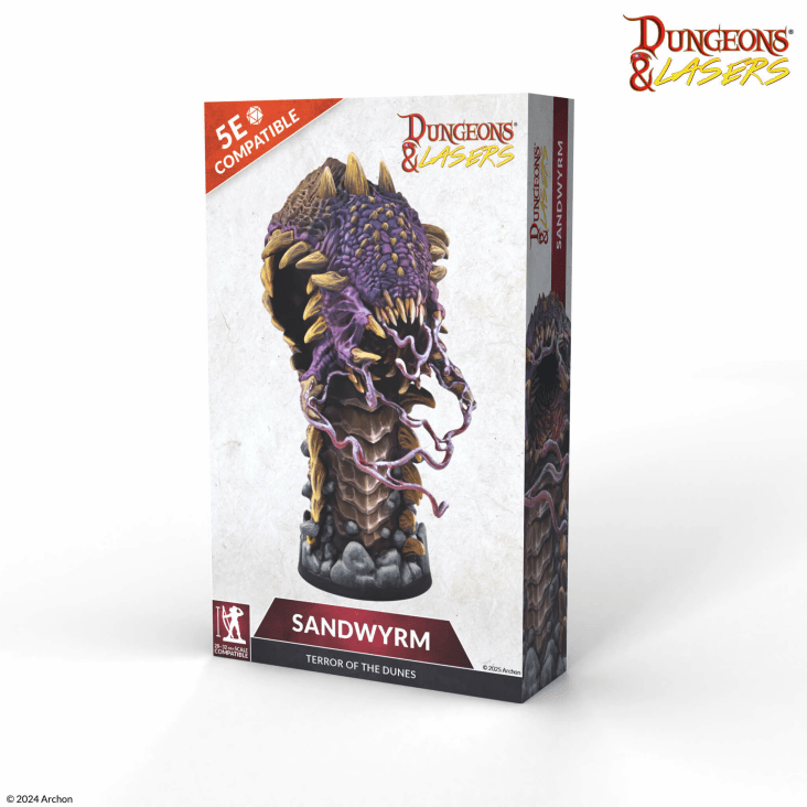 Archon Studio Dungeons & Lasers / Sandwyrm: Terror Of The Dunes (28/32mm Scale)