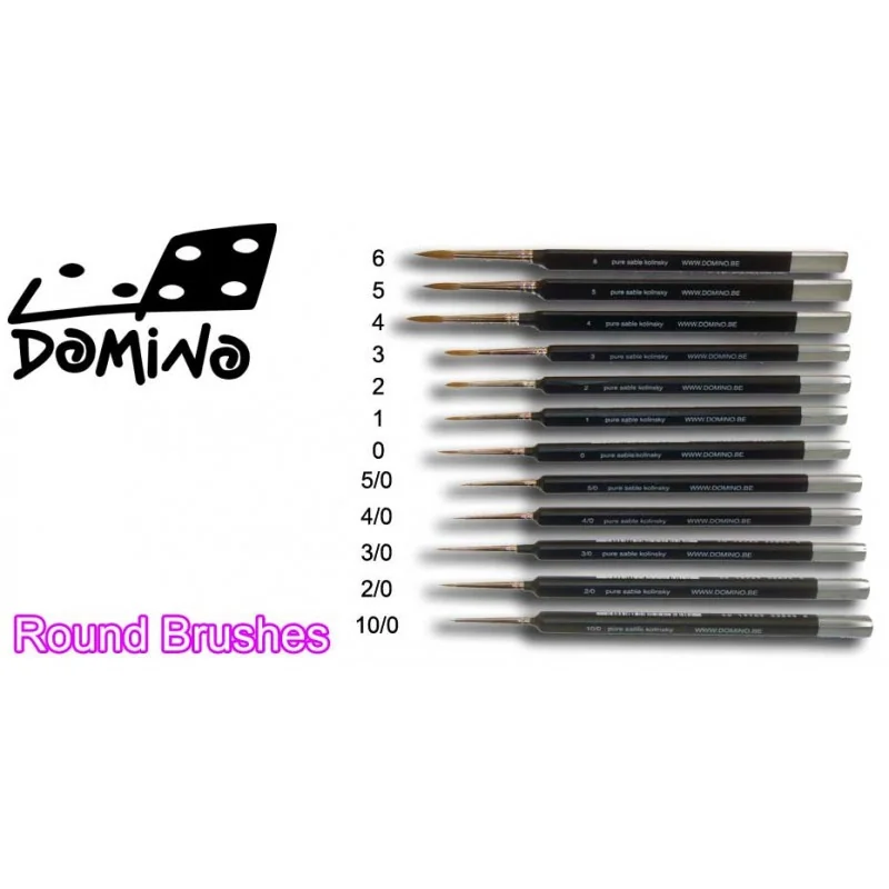 Penseel 5/0 domino Brush - Domino models