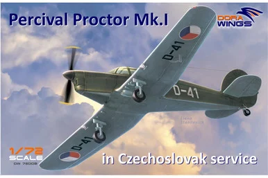 1/72 Dora Wings Percival Proctor Mk I Czech Service Communication Aircraft