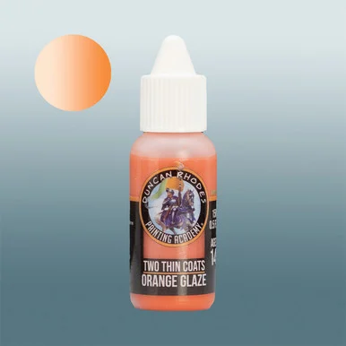DR118 - Two Thin Coats: Orange Glaze
