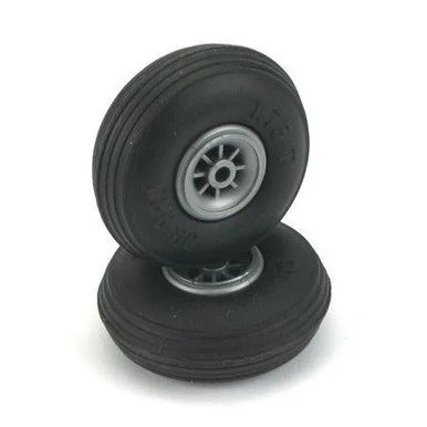 Dubro Products 250T Treaded Wheels, 2-1/2"